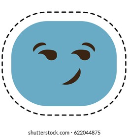 Expression face emoji icon