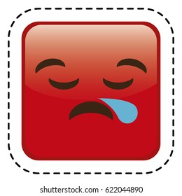 Expression face emoji icon