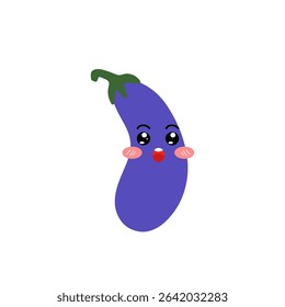  expression face, emoticon cartoon eggplant purple