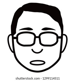 Expression of the gentleman