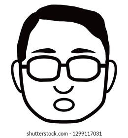 Expression of the gentleman