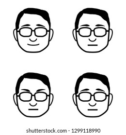 Expression of the gentleman