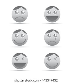 expression icon face set