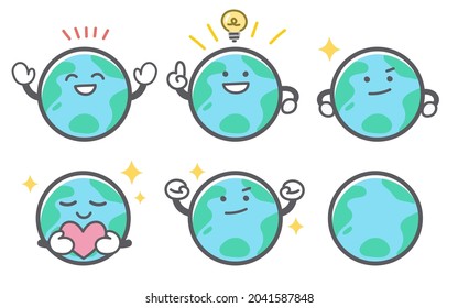 Expression set of Earth's emotions