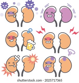Conjunto de expresiones de daño renal humano