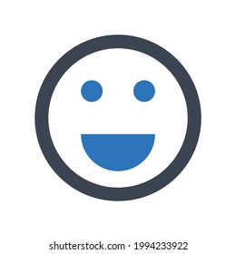 Expression smile icon.joy,cute (vector illustration)