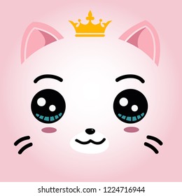 the expression of a smiling cat