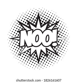 expresión salpicar con ninguna palabra estilo de línea de arte pop diseño de ilustración vectorial