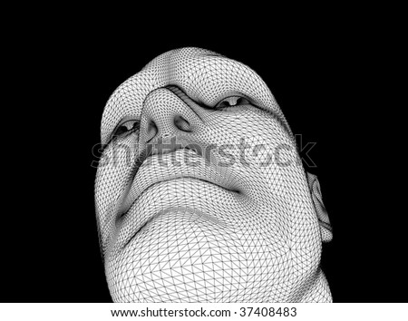 Similar – Image, Stock Photo Obscured portrait Lips