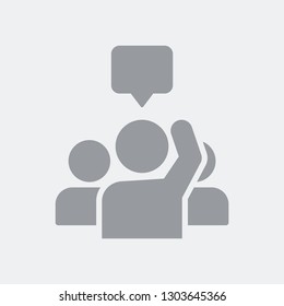 Expression of thought among a group of people