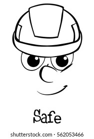 Expression wordcard für sichere Illustration