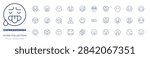 Expressionism icons collection. Thin Line icons, editable stroke. money, throwup, inlove, star, embarrassed, blushing, mocking, friendly, cry, sadface, review