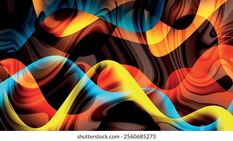 Expressionist spotted wallpaper. An excellent background for designing social media pages, posters, presentations, outdoor advertising and your other projects. Vector.