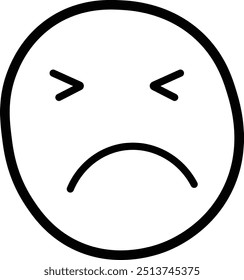 Emoji sin expresión. Cara recta, emoticono con línea neutra ojos y boca. Emoji de cara amarilla. elemento Populares.
