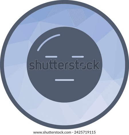 Expressionless Face icon vector image. Suitable for mobile application web application and print media.