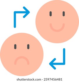 Expressions Flat Illustration Vector Design