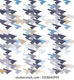 Expressive Abstract modern vector background with sharp overlapping stains, spots, blobs. Colored layered ornamental Texture. Decorative abstraction for textile design, cloth, paper packaging
