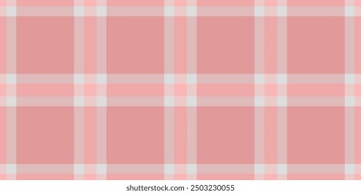 Tejido expresivo de tartán de fondo, tela de Vector a cuadros de sarga. Horizontal patrón de textura de cuadros sin costuras en paleta de colores claros y rojos.