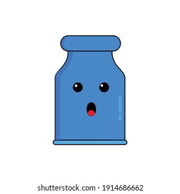 Ein ausdrucksvolles Flaschenvektordesign