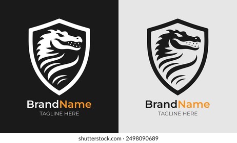 Expressive crocodile head logo design simplicity