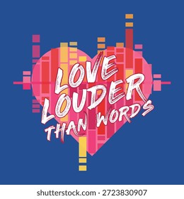 Camiseta expresiva del día de San Valentín con un mensaje gráfico y emotivo de corazón audaz. Perfecto para parejas que creen que el amor se muestra a través de las acciones. Elegante y significativa elección de regalo.