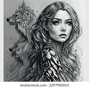 Expressive and Emotional Women Portraits: A Gallery of Unique and Insightful Illustrations