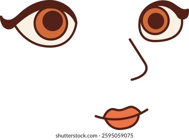 Expressive Eyes With Warm Smile
