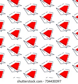 Expressive minimalistic pattern with polygons. Contemporary red contrast decoration. Hipster hand drawn brush print. Stylish vector geometric strokes fantasy print .Speed style art
