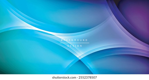 Expressive poster with shadow lines. Features technology, minimalist, and business themes, bright vibrant color schemes