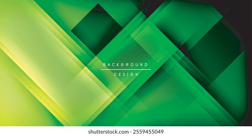 Expressive poster with shadow lines. Features technology, minimalist, and business themes, bright vibrant color schemes