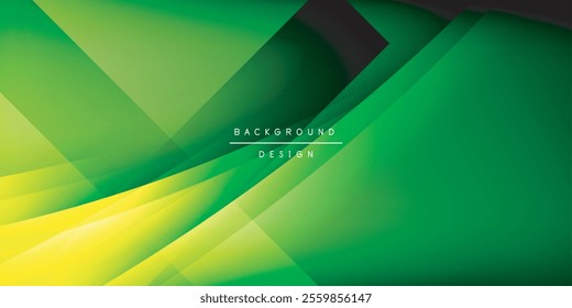 Expressive poster with shadow lines. Features technology, minimalist, and business themes, bright vibrant color schemes