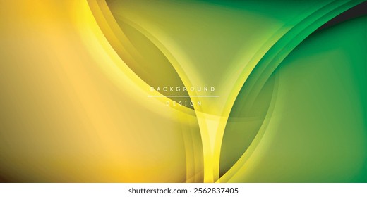 Expressive poster with shadow lines. Features technology, minimalist, and business themes, bright vibrant color schemes