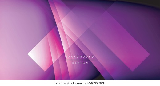 Expressive poster with shadow lines. Features technology, minimalist, and business themes, bright vibrant color schemes