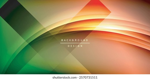 Expressive poster with shadow lines. Features technology, minimalist, and business themes, bright vibrant color schemes