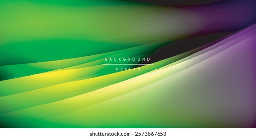 Expressive poster with shadow lines. Features technology, minimalist, and business themes, bright vibrant color schemes