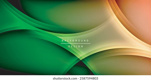 Expressive poster with shadow lines. Features technology, minimalist, and business themes, bright vibrant color schemes