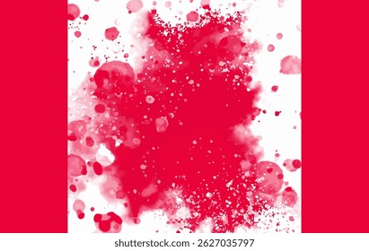 Ausdrucksstarker roter Paint-Splash-Hintergrund für kreatives Design