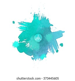 Expressive watercolor stain.  Best elements for your design.