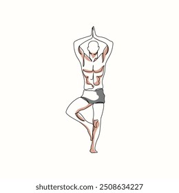Expressive Yoga Pose Line Art for Mindful Movement Designs