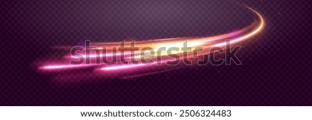 Expressway, the effect of car headlights. Low-poly construction of fine lines. Blue background. Futuristic digital floor technology perspective background.	