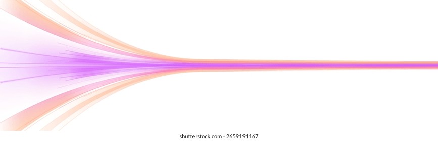 	
Efeito de faróis de vias expressas e veículos: movimento de velocidade vívida e trilhas de luz brilhante, fundo de aceleração de dados inspirado no cyberpunk com ondas brilhantes e vórtice para design gráfico PNG.	