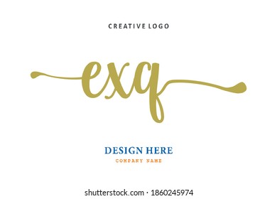 EXQ lettering logo is simple, easy to understand and authoritative