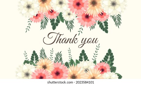 Exquisite abstract flower background template with place for your text. floral elements, leaves, vines suitable for web, banners, posters, social media, apps, design ads, invites. Vector Illustration