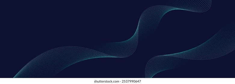 Exquisitas ondas Abstractas en vibrantes tonos azules, ideales para fondos tecnológicos dinámicos, perfectos para el arte digital, interfaces futuristas y sofisticadas imágenes de Sitio web