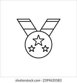 Exquisite Awards and Bonuses Vector Icons Set - Modern Thin Line Illustrations for Success and Recognition! Discover a collection of editable icons, including Cups, Awards, Medals, Diplomas, Champion,