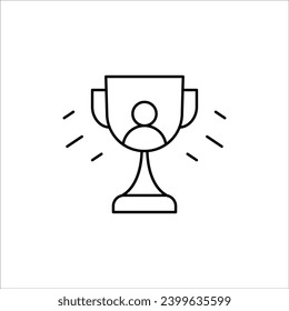 Exquisite Awards and Bonuses Vector Icons Set - Modern Thin Line Illustrations for Success and Recognition! Discover a collection of editable icons, including Cups, Awards, Medals, Diplomas, Champion,