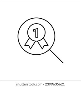 Exquisite Awards and Bonuses Vector Icons Set - Modern Thin Line Illustrations for Success and Recognition! Discover a collection of editable icons, including Cups, Awards, Medals, Diplomas, Champion,
