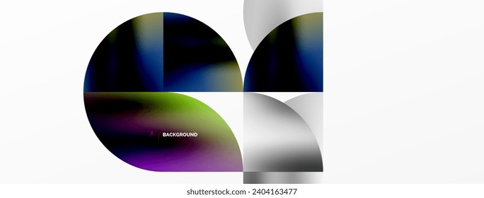 Exquisite backdrop marrying modern minimalism with metallic allure. Featuring round triangles, it exudes geometric sophistication and understated charm for wallpaper, banner, background, landing page