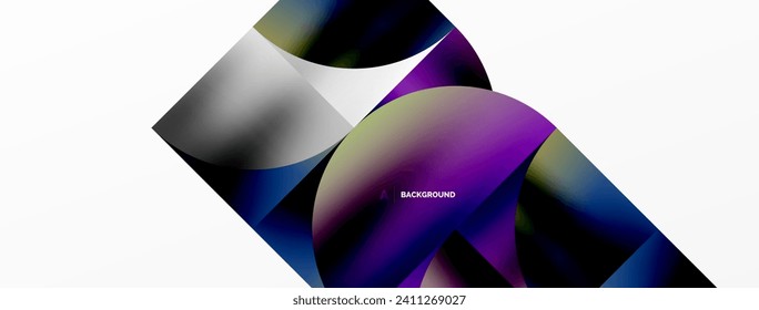 Exquisite Kulisse, die modernen Minimalismus mit metallischem Reiz verbindet. Mit runden Dreiecken zeichnet es sich durch geometrische Eleganz und schlichten Charme aus für Tapeten, Banner, Hintergrund, Landing-Page