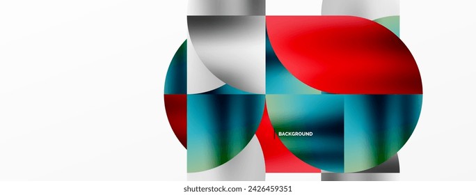 Exquisite backdrop marrying modern minimalism with metallic allure. Featuring round triangles, it exudes geometric sophistication and understated charm for wallpaper, banner, background, landing page